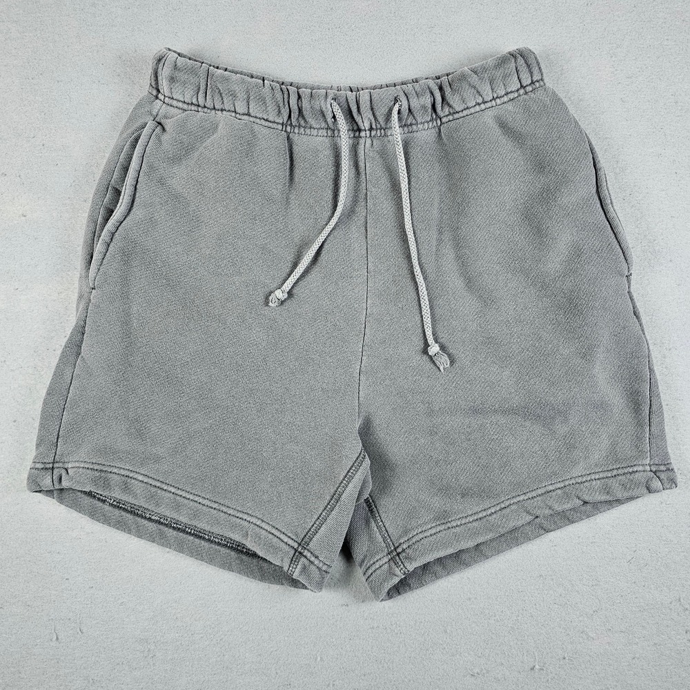 Elwood Core Terry Sweat Shorts Mens Extra Small Gray Organic Cotton 5" Inseam